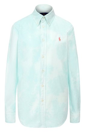Женская хлопковая рубашка POLO RALPH LAUREN светло-зеленого цвета по цене 12950 руб., арт. 211792488 | Фото 1 Женская хлопковая рубашка POLO RALPH LAUREN светло-зеленого цвета, арт. 211792488 | Фото 1