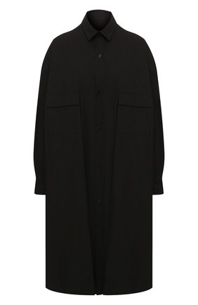 Женское хлопковое платье YOHJI YAMAMOTO черного цвета по цене 86150 руб., арт. NN-B52-006 | Фото 1 Женское хлопковое платье YOHJI YAMAMOTO черного цвета, арт. NN-B52-006 | Фото 1