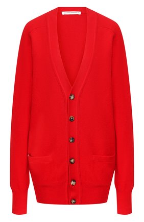 Женский кашемировый кардиган EXTREME CASHMERE красного цвета по цене 45350 руб., арт. 117/CARDIGAN | Фото 1 Женский кашемировый кардиган EXTREME CASHMERE красного цвета, арт. 117/CARDIGAN | Фото 1