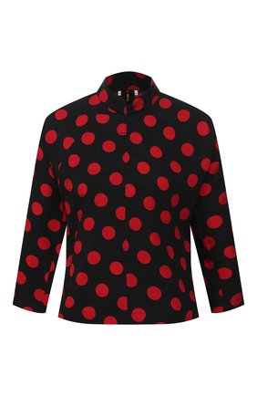 Женская блузка из вискозы COMME DES GARCONS черного цвета по цене 73400 руб., арт. GE-J030-051 | Фото 1 Женская блузка из вискозы COMME DES GARCONS черного цвета, арт. GE-J030-051 | Фото 1