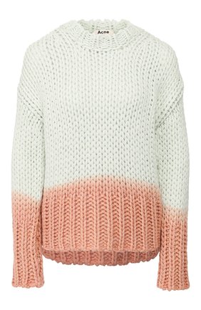 Женская свитер ACNE STUDIOS зеленого цвета по цене 34200 руб., арт. A60159/W | Фото 1 Женская свитер ACNE STUDIOS зеленого цвета, арт. A60159/W | Фото 1