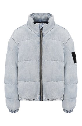 Женский хлопковый пуховик DENIM X ALEXANDER WANG голубого цвета по цене 55600 руб., арт. 4D992328DL | Фото 1 Женский хлопковый пуховик DENIM X ALEXANDER WANG голубого цвета, арт. 4D992328DL | Фото 1