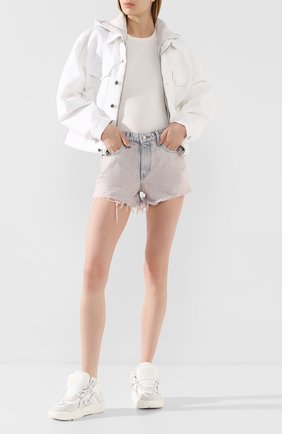 Женские джинсовые шорты DENIM X ALEXANDER WANG розового цвета по цене 20950 руб., арт. 4DC1204552 | Фото 2 Женские джинсовые шорты DENIM X ALEXANDER WANG розового цвета, арт. 4DC1204552 | Фото 2