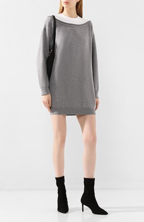 Женское шерстяное платье ALEXANDERWANG.T серого цвета по цене 44550 руб., арт. 4KC1206073 | Фото 2 Женское шерстяное платье ALEXANDERWANG.T серого цвета, арт. 4KC1206073 | Фото 2