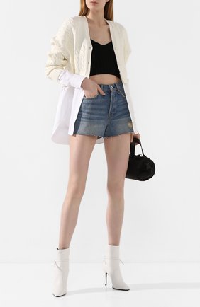 Женские джинсовые шорты RAG&BONE синего цвета по цене 21100 руб., арт. WDD20S1902B1RH | Фото 2 Женские джинсовые шорты RAG&BONE синего цвета, арт. WDD20S1902B1RH | Фото 2