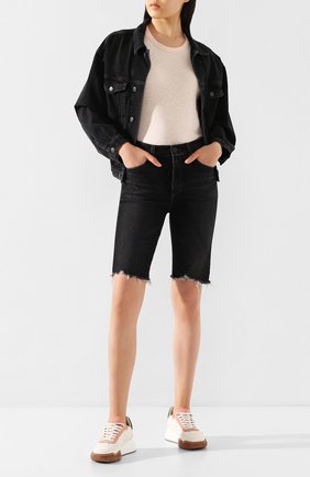 Женская хлопковая футболка RAG&BONE розового цвета по цене 8995 руб., арт. WCC20ST034CH34 | Фото 2 Женская хлопковая футболка RAG&BONE розового цвета, арт. WCC20ST034CH34 | Фото 2