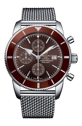 Мужские часы superocean heritage ii chronographe BREITLING коричневого цвета по цене 480000 руб., арт. A1331233/Q616/152A | Фото 1 Мужские часы superocean heritage ii chronographe BREITLING коричневого цвета, арт. A1331233/Q616/152A | Фото 1
