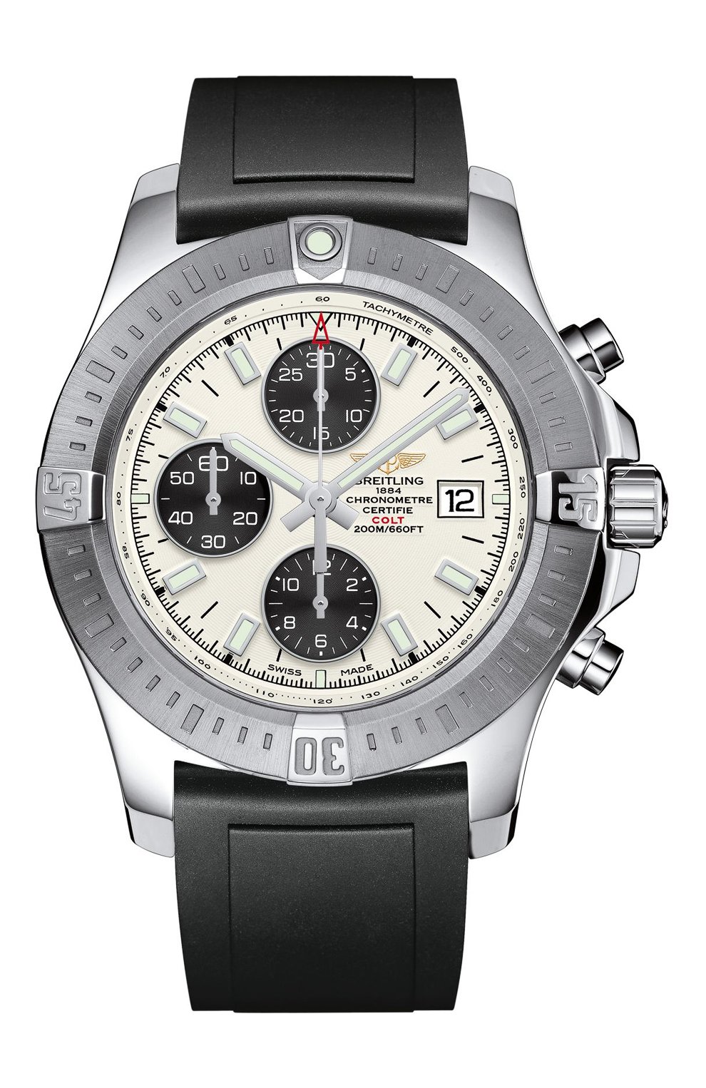 Мужские часы colt chronograph automatic BREITLING белого цвета, арт. A1338811/G804/131S | Фото 1