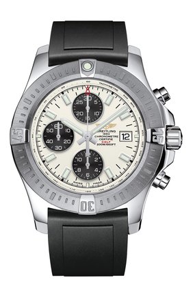 Мужские часы colt chronograph automatic BREITLING белого цвета по цене 400000 руб., арт. A1338811/G804/131S | Фото 1 Мужские часы colt chronograph automatic BREITLING белого цвета, арт. A1338811/G804/131S | Фото 1