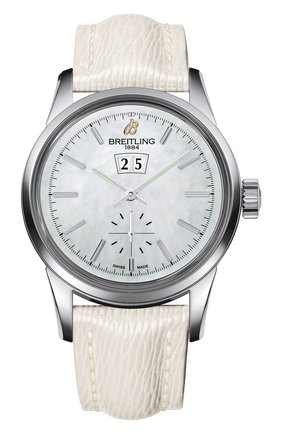 Женские часы transocean 38 BREITLING перламутрового цвета по цене 504000 руб., арт. A1631012/A764/237X | Фото 1 Женские часы transocean 38 BREITLING перламутрового цвета, арт. A1631012/A764/237X | Фото 1