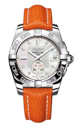 Женские часы galactic 36 automatic BREITLING перламутрового цвета по цене 408000 руб., арт. A3733012/A717/217X | Фото 1 Женские часы galactic 36 automatic BREITLING перламутрового цвета, арт. A3733012/A717/217X | Фото 1
