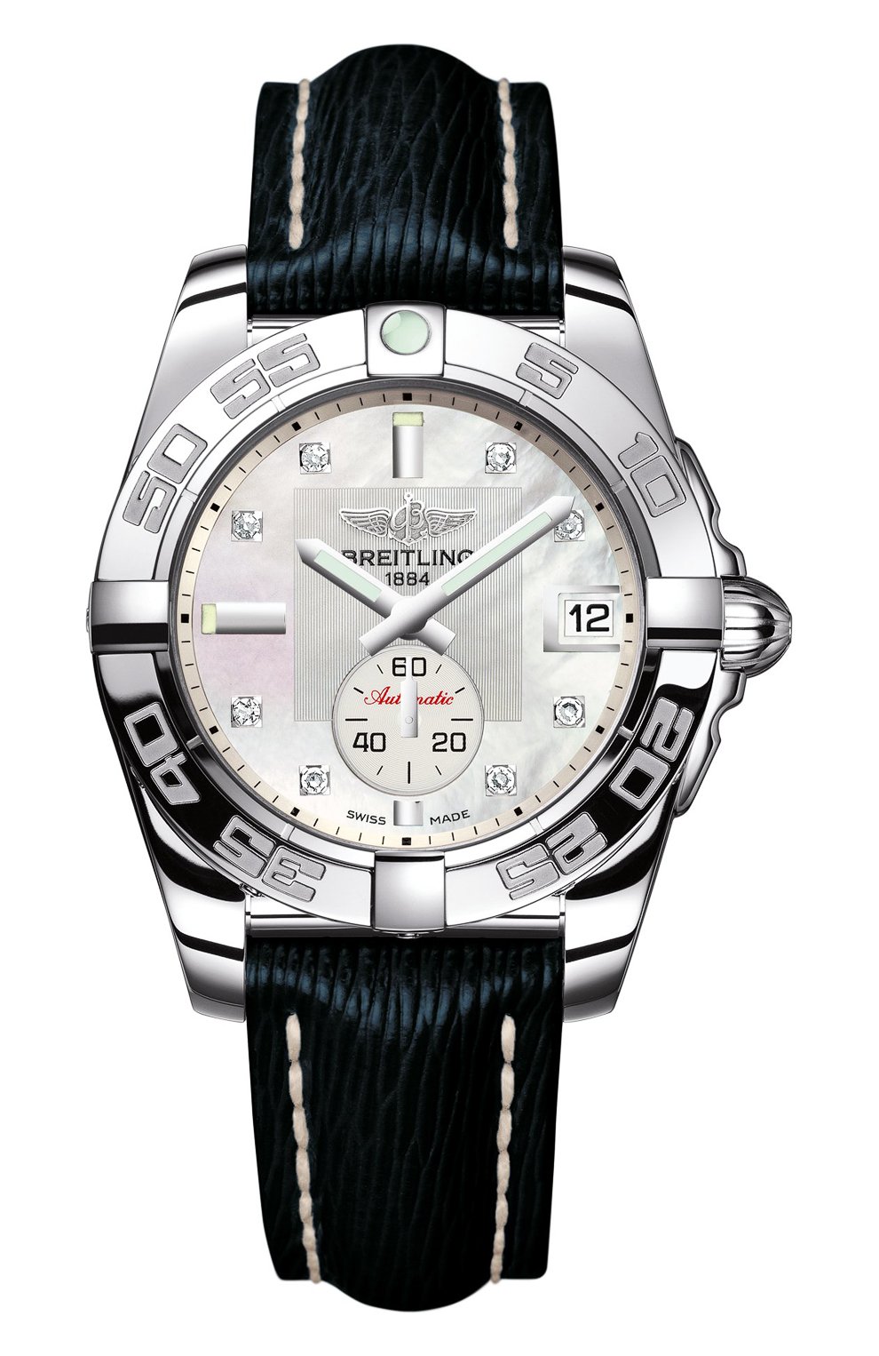 Женские часы galactic 36 automatic BREITLING перламутрового цвета, арт. A3733012/A717/256X | Фото 1