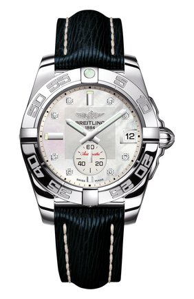 Женские часы galactic 36 automatic BREITLING перламутрового цвета по цене 432000 руб., арт. A3733012/A717/256X | Фото 1 Женские часы galactic 36 automatic BREITLING перламутрового цвета, арт. A3733012/A717/256X | Фото 1