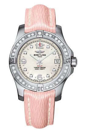 Женские часы colt 36 BREITLING перламутрового цвета по цене 496000 руб., арт. A7438953/A771/239X | Фото 1 Женские часы colt 36 BREITLING перламутрового цвета, арт. A7438953/A771/239X | Фото 1