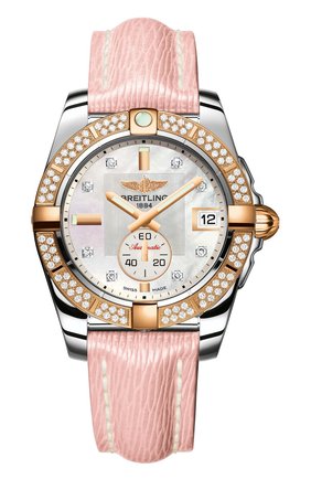 Женские часы galactic 36 automatic BREITLING перламутрового цвета по цене 872000 руб., арт. C3733053/A725/239X | Фото 1 Женские часы galactic 36 automatic BREITLING перламутрового цвета, арт. C3733053/A725/239X | Фото 1