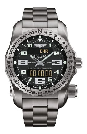 Мужские часы emergency ii BREITLING черного цвета по цене 1320000 руб., арт. E76325XA/BC02/159E | Фото 1 Мужские часы emergency ii BREITLING черного цвета, арт. E76325XA/BC02/159E | Фото 1