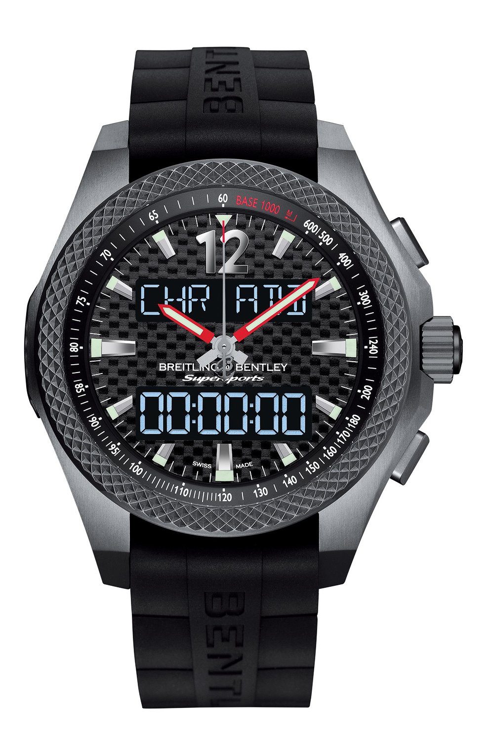 Мужские часы bentley supersports b55 BREITLING черного цвета, арт. EB552022/BF47/285S | Фото 1