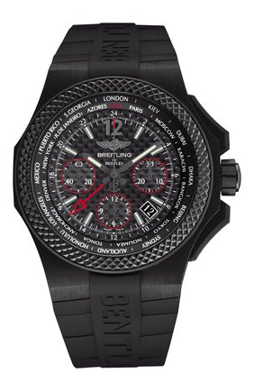 Мужские часы bentley b04 gmt BREITLING черного цвета по цене 1872000 руб., арт. NB0434E5/BE94/232S | Фото 1 Мужские часы bentley b04 gmt BREITLING черного цвета, арт. NB0434E5/BE94/232S | Фото 1