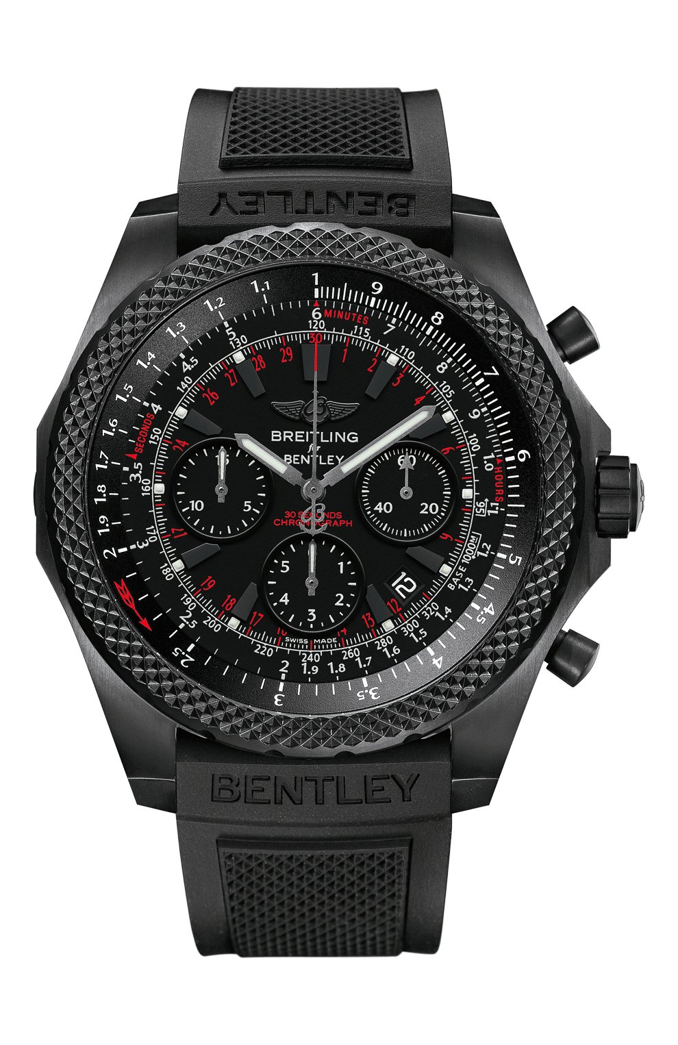 Мужские часы light body midnight carbon titanium BREITLING черного цвета, арт. V2536722/BC45/220S | Фото 1