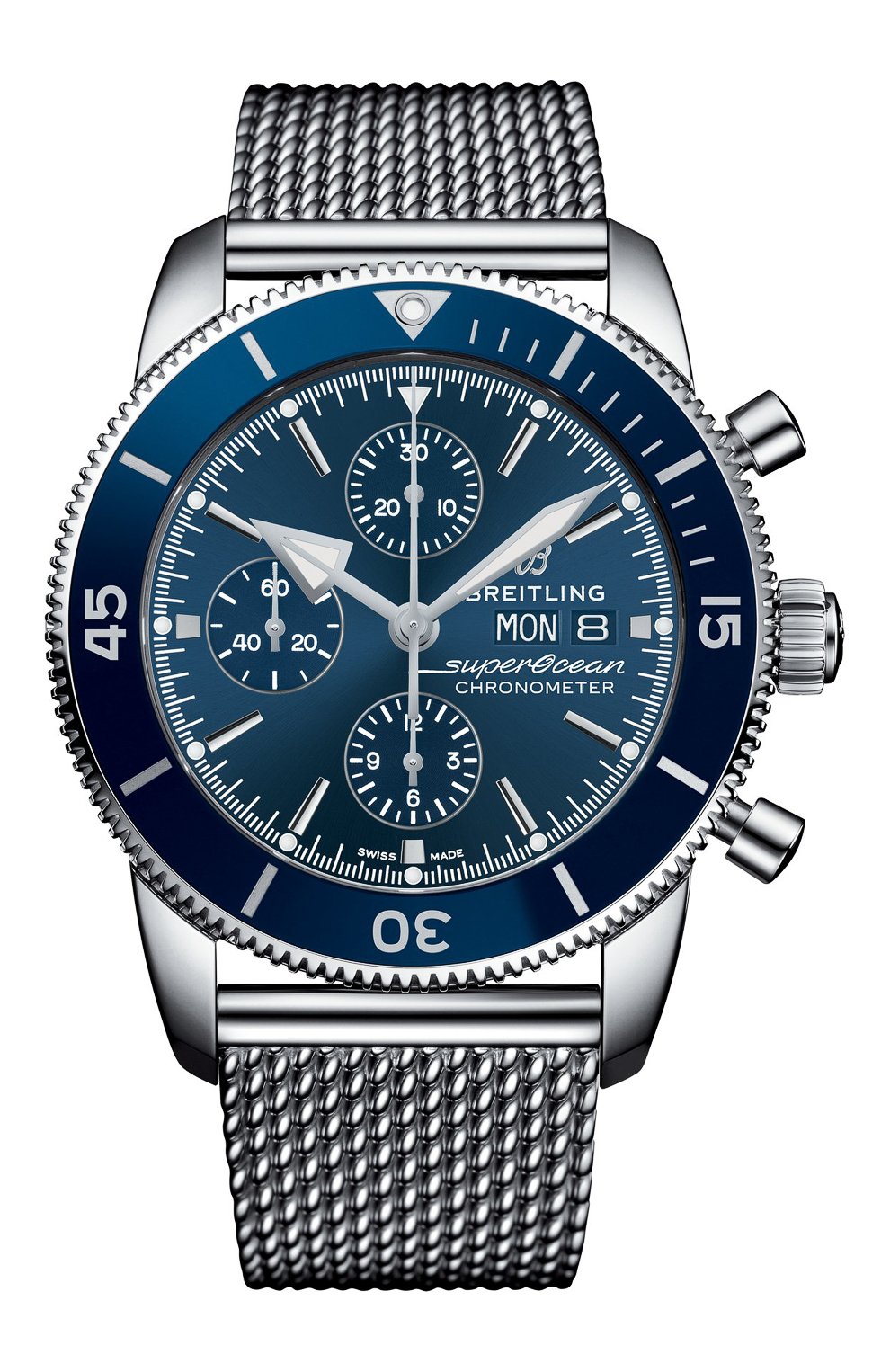 Мужские часы chronograph 44 BREITLING синего цвета, арт. A13313161C1A1 | Фото 1