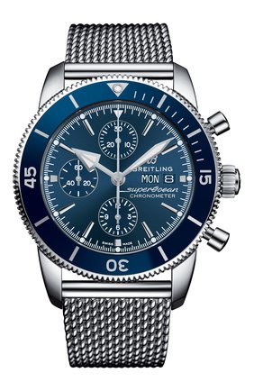 Мужские часы chronograph 44 BREITLING синего цвета по цене 496000 руб., арт. A13313161C1A1 | Фото 1 Мужские часы chronograph 44 BREITLING синего цвета, арт. A13313161C1A1 | Фото 1