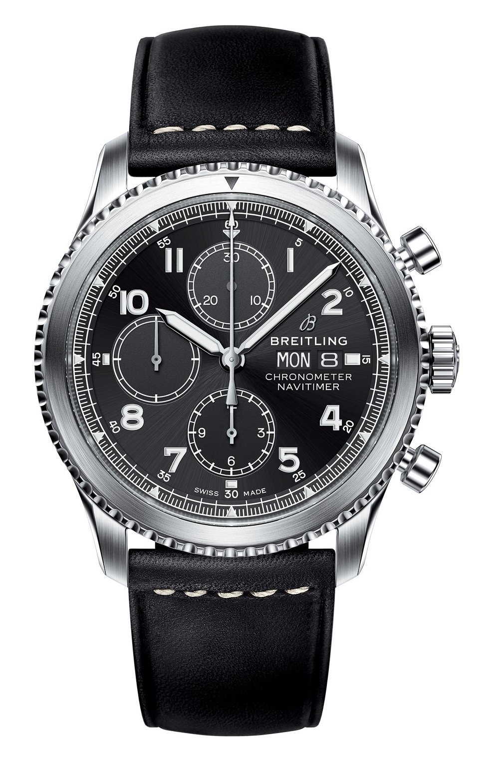 Мужские часы navitimer 8 BREITLING черного цвета, арт. A13314101B1X1 | Фото 1