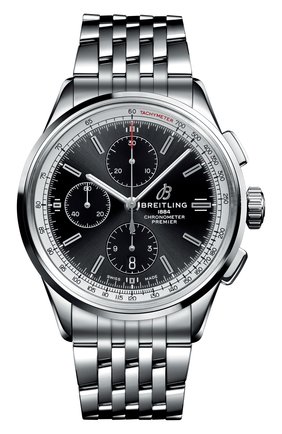 Мужские часы premier chronograph 42 BREITLING черного цвета по цене 520000 руб., арт. A13315351B1A1 | Фото 1 Мужские часы premier chronograph 42 BREITLING черного цвета, арт. A13315351B1A1 | Фото 1