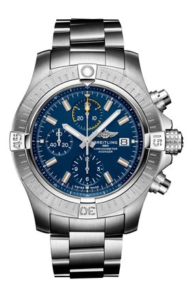 Мужские часы avenger chronograph 45 BREITLING синего цвета по цене 480000 руб., арт. A13317101C1A1 | Фото 1 Мужские часы avenger chronograph 45 BREITLING синего цвета, арт. A13317101C1A1 | Фото 1