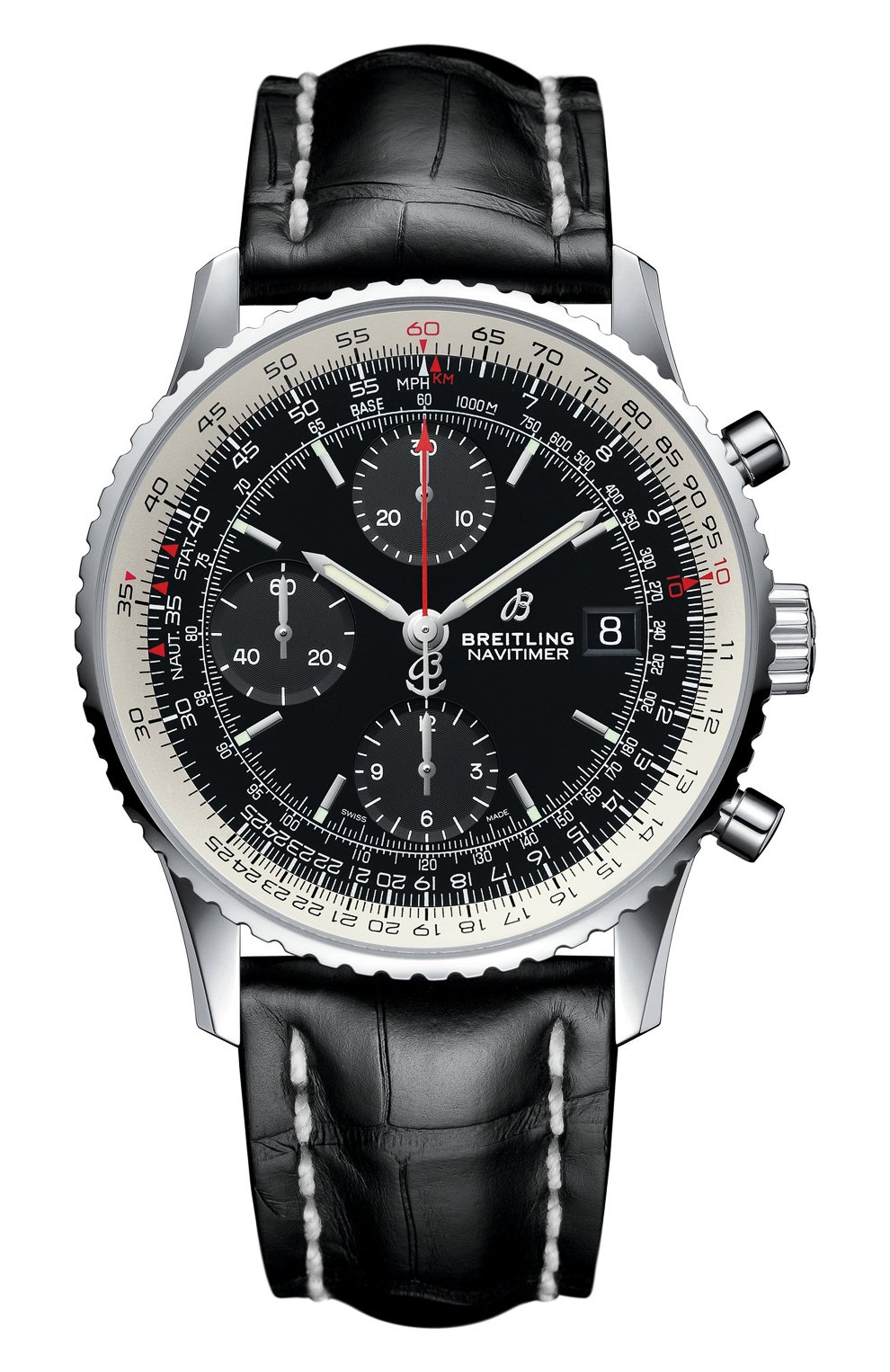 Мужские часы chronograph 41 BREITLING черного цвета, арт. A13324121B1P1 | Фото 1