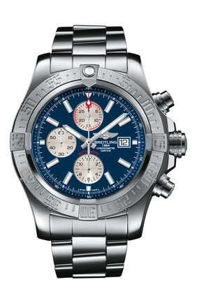 Мужские часы super avenger ii BREITLING синего цвета по цене 448000 руб., арт. A13371111C1A1 | Фото 1 Мужские часы super avenger ii BREITLING синего цвета, арт. A13371111C1A1 | Фото 1