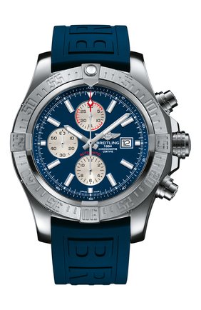 Мужские часы super avenger ii BREITLING синего цвета по цене 432000 руб., арт. A13371111C1S1 | Фото 1 Мужские часы super avenger ii BREITLING синего цвета, арт. A13371111C1S1 | Фото 1
