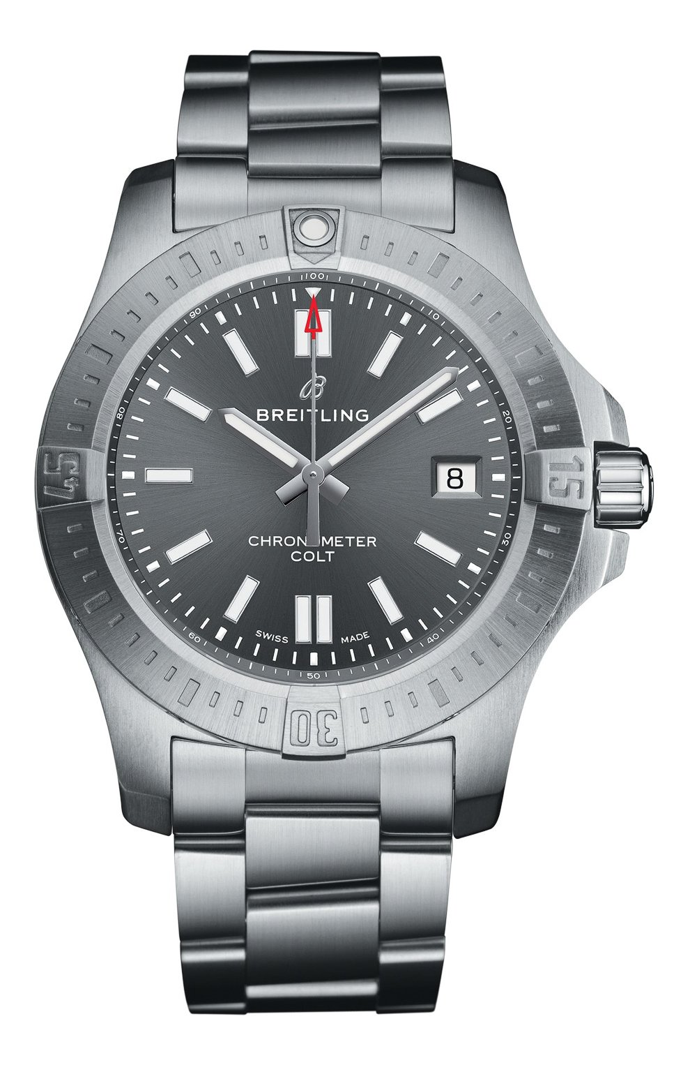 Мужские часы colt 41 automatic BREITLING серебряного цвета, арт. A17313101F1A1 | Фото 1