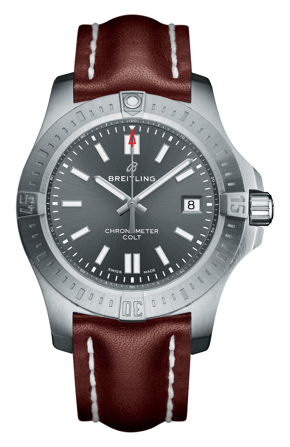 Мужские часы colt 41 automatic BREITLING серебряного цвета, арт. A17313101F1X2 | Фото 1