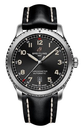 Мужские часы aviator 8 BREITLING бесцветного цвета по цене 304000 руб., арт. A17315101В1Х1 | Фото 1 Мужские часы aviator 8 BREITLING бесцветного цвета, арт. A17315101В1Х1 | Фото 1 (Механизм: Автомат; Материал корпуса: Сталь; Цвет циферблата: Чёрный)