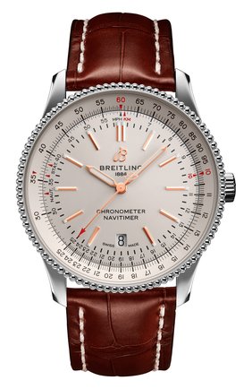 Мужские часы navitimer 1 automatic 41 BREITLING белого цвета по цене 336000 руб., арт. A17326211G1P1 | Фото 1 Мужские часы navitimer 1 automatic 41 BREITLING белого цвета, арт. A17326211G1P1 | Фото 1