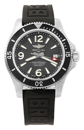 Мужские часы superocean automatic 42 BREITLING черного цвета по цене 300610 руб., арт. A17366021B1S2 | Фото 1 Мужские часы superocean automatic 42 BREITLING черного цвета, арт. A17366021B1S2 | Фото 1
