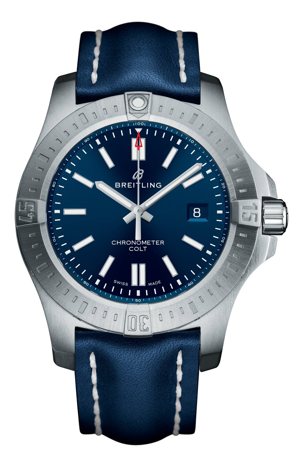 Мужские часы top range 2018 colt 44 automatic BREITLING синего цвета, арт. A17388101C1X1 | Фото 1