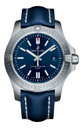 Мужские часы top range 2018 colt 44 automatic BREITLING синего цвета по цене 252000 руб., арт. A17388101C1X1 | Фото 1 Мужские часы top range 2018 colt 44 automatic BREITLING синего цвета, арт. A17388101C1X1 | Фото 1