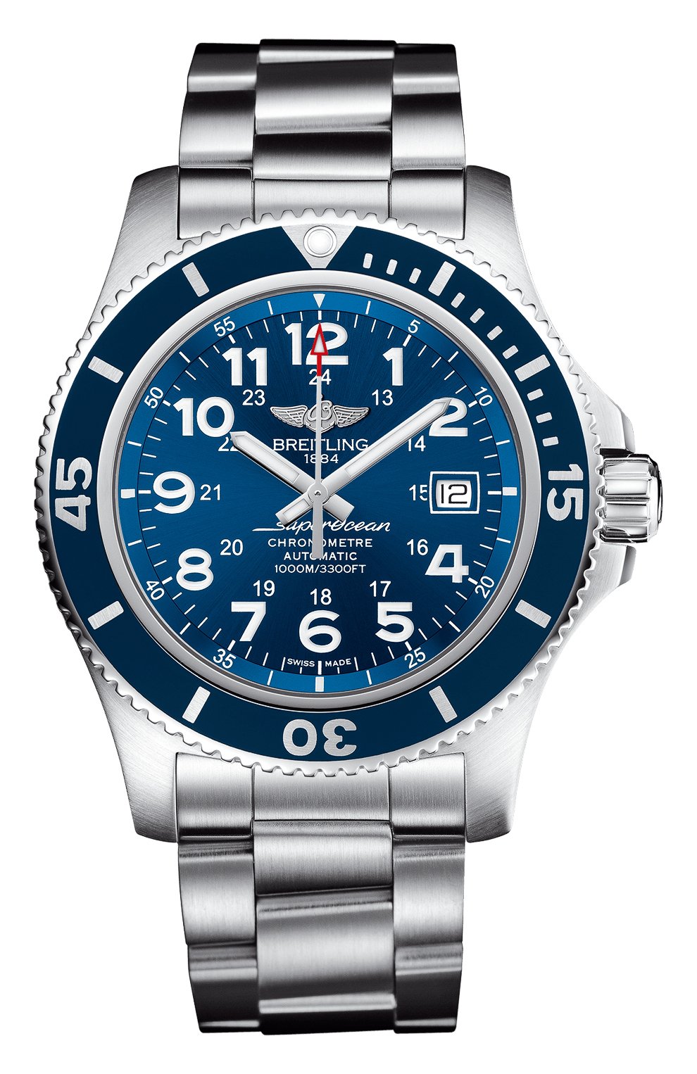 Мужские часы superocean ii 44 BREITLING синего цвета, арт. A17392D81C1A1 | Фото 1