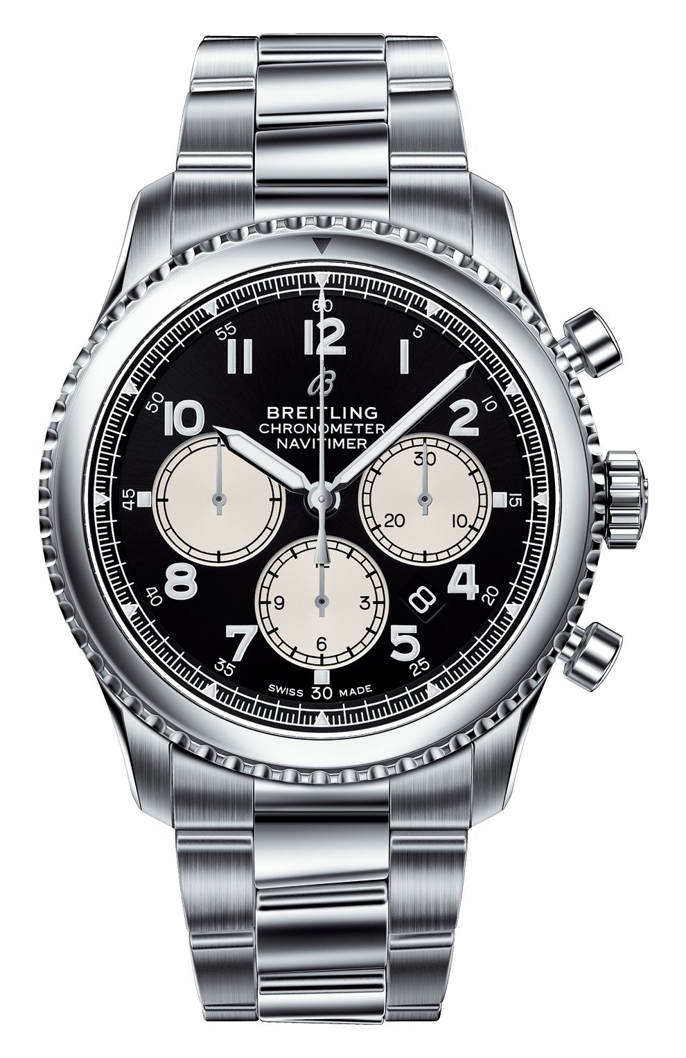 Мужские часы navitimer 8 b01 BREITLING черного цвета, арт. AB0117131B1A1 | Фото 1