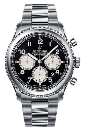 Мужские часы navitimer 8 b01 BREITLING черного цвета по цене 624000 руб., арт. AB0117131B1A1 | Фото 1 Мужские часы navitimer 8 b01 BREITLING черного цвета, арт. AB0117131B1A1 | Фото 1