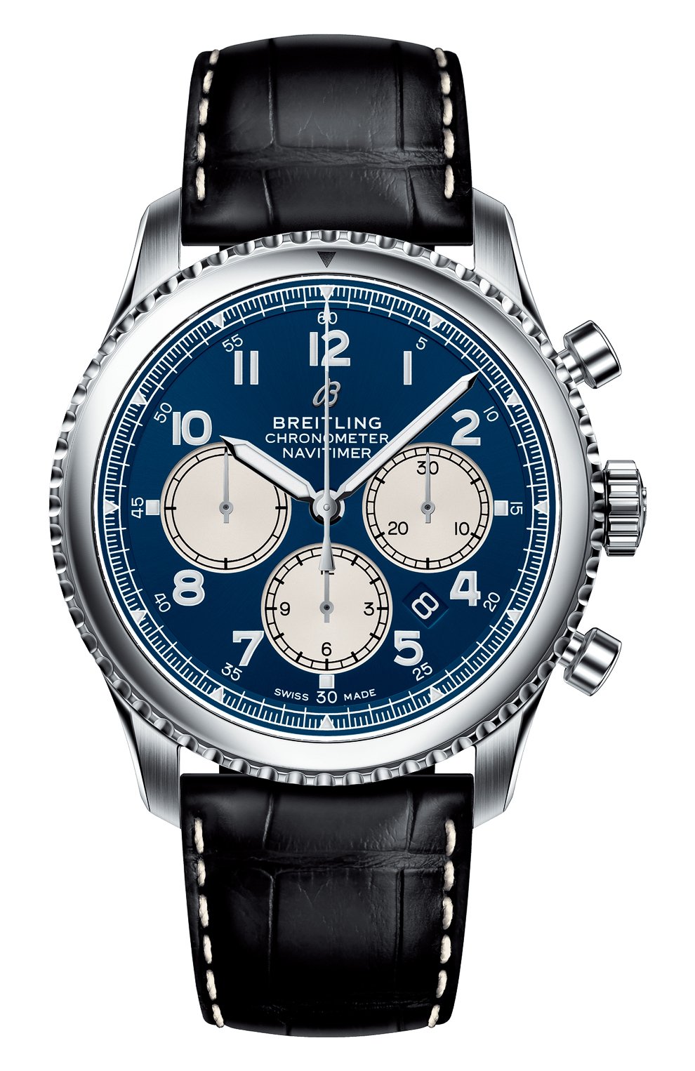 Мужские часы navitimer 8 b01 BREITLING синего цвета, арт. AB0117131C1P1 | Фото 1