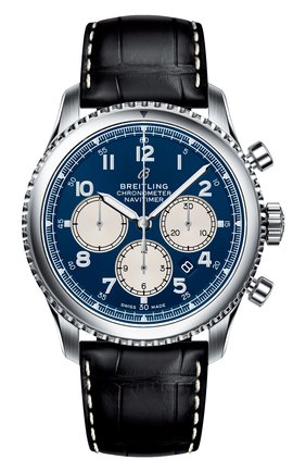 Мужские часы navitimer 8 b01 BREITLING синего цвета по цене 600000 руб., арт. AB0117131C1P1 | Фото 1 Мужские часы navitimer 8 b01 BREITLING синего цвета, арт. AB0117131C1P1 | Фото 1