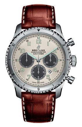 Мужские часы b01 chronograph 43 BREITLING серебряного цвета по цене 624000 руб., арт. AB01171A1G1P1 | Фото 1 Мужские часы b01 chronograph 43 BREITLING серебряного цвета, арт. AB01171A1G1P1 | Фото 1