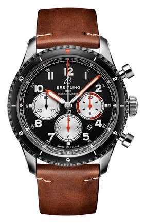Мужские часы aviator 8 b01 chronograph 43 mosquito BREITLING черного цвета по цене 589600 руб., арт. AB01194A1B1X1 | Фото 1 Мужские часы aviator 8 b01 chronograph 43 mosquito BREITLING черного цвета, арт. AB01194A1B1X1 | Фото 1