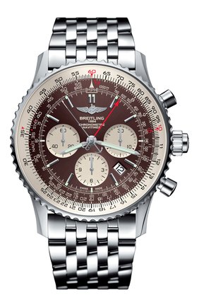 Мужские часы navitimer rattrapante BREITLING бесцветного цвета по цене 905900 руб., арт. AB0310211Q1A1 | Фото 1 Мужские часы navitimer rattrapante BREITLING бесцветного цвета, арт. AB0310211Q1A1 | Фото 1 (Механизм: Автомат; Материал корпуса: Сталь; Цвет циферблата: Другое)