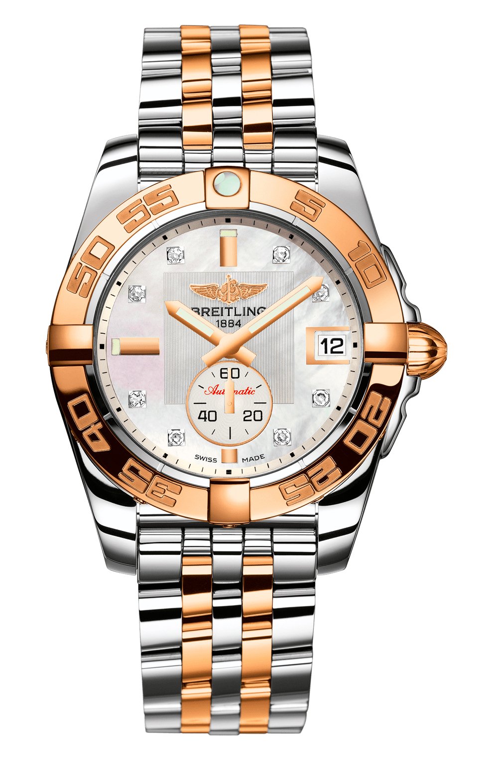 Женские часы galactic 36 automatic BREITLING перламутрового цвета, арт. C37330121A2C1 | Фото 1