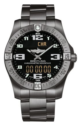 Мужские часы aerospace evo BREITLING черного цвета по цене 336000 руб., арт. E79363101B1E1 | Фото 1 Мужские часы aerospace evo BREITLING черного цвета, арт. E79363101B1E1 | Фото 1