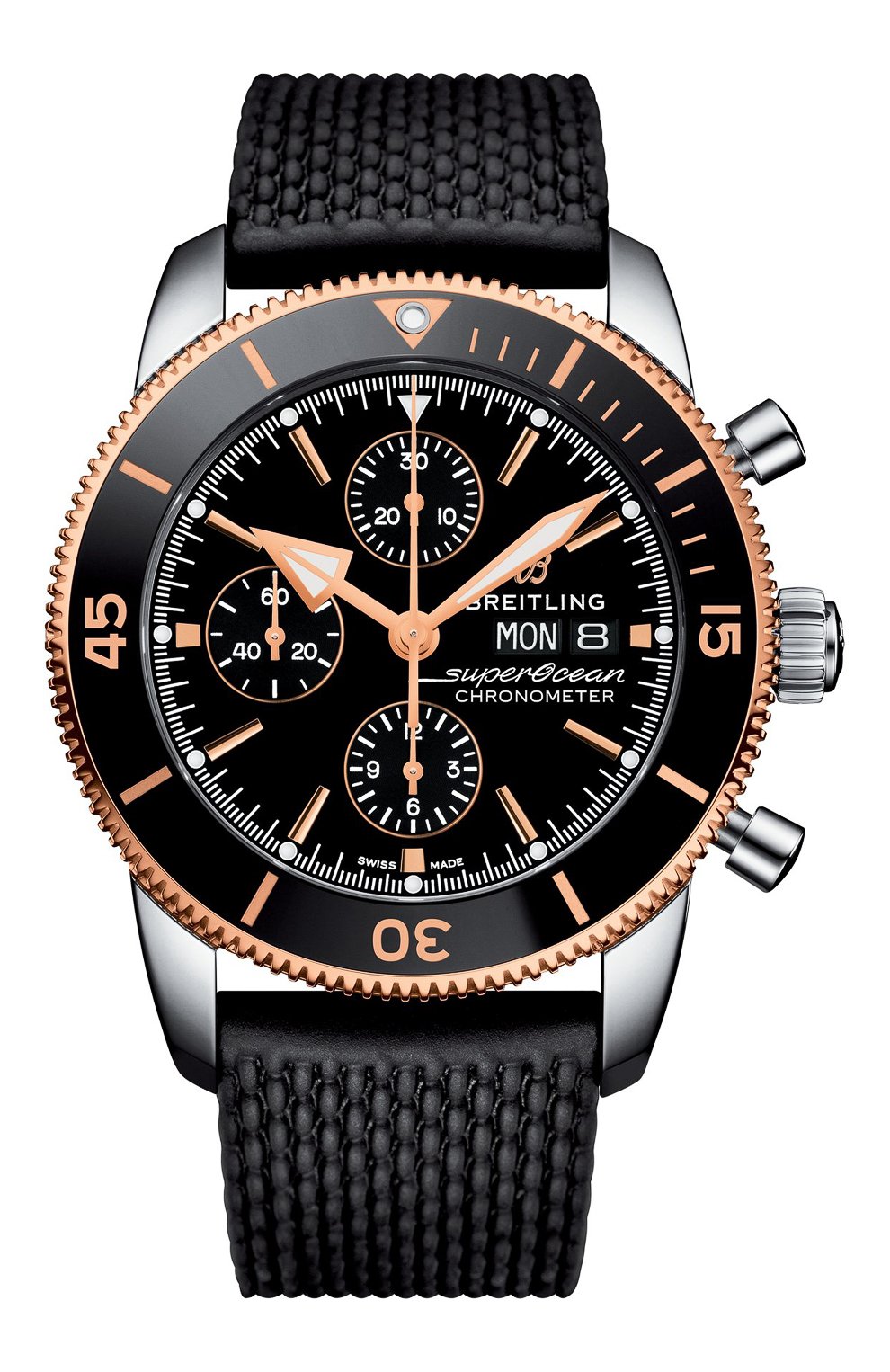 Мужские часы chronograph 44 BREITLING черного цвета, арт. U13313121B1S1 | Фото 1