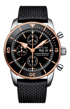 Мужские часы chronograph 44 BREITLING черного цвета по цене 584000 руб., арт. U13313121B1S1 | Фото 1 Мужские часы chronograph 44 BREITLING черного цвета, арт. U13313121B1S1 | Фото 1